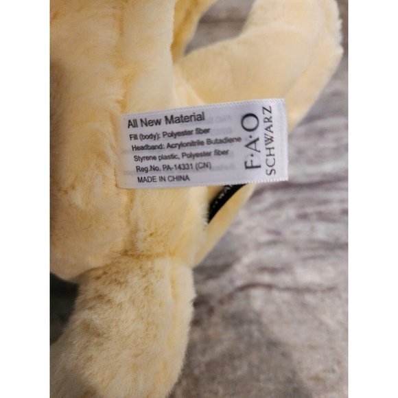 FAO Schwarz Labrador Dog with Removable Santa Hat Headband Stuffed Animal - Picture 10 of 11